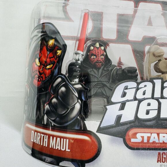 Star Wars Galactic Heroes Darth Maul W/ Sith Speeder Figure Set Hasbro - Picture 4 of 10